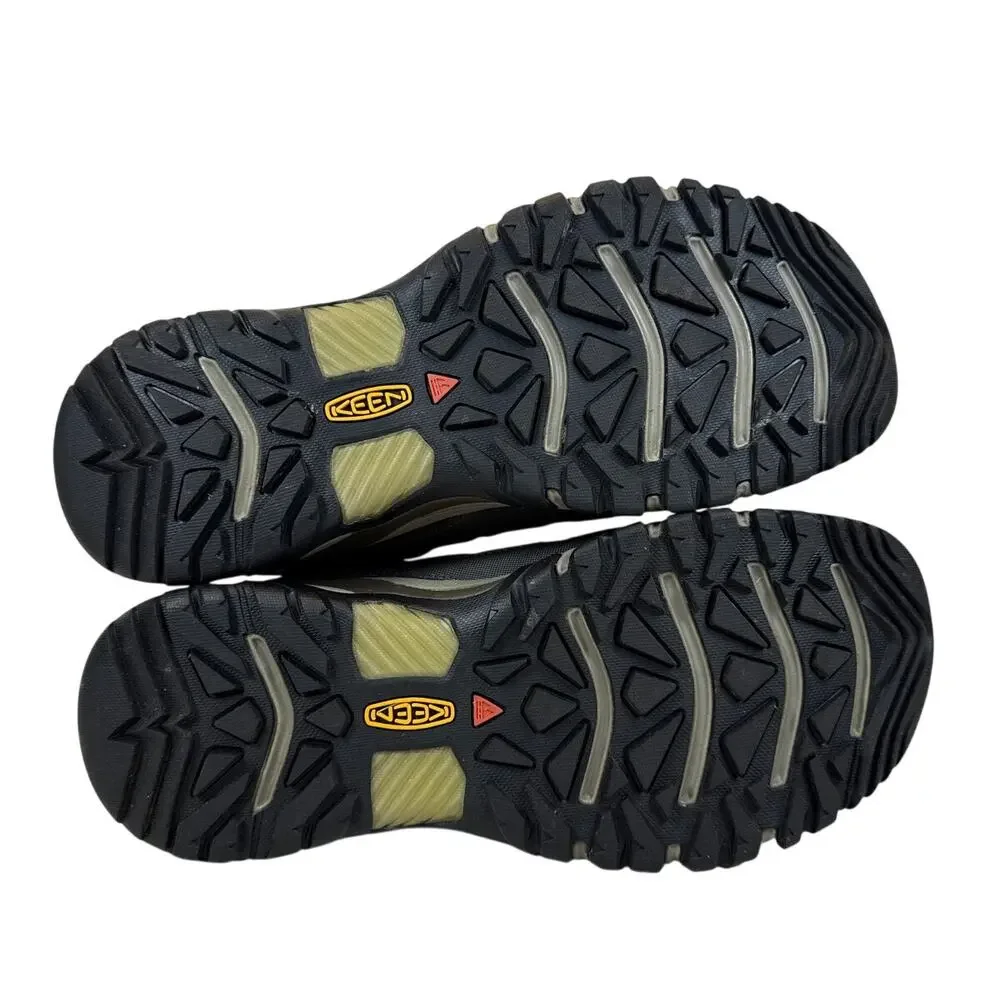 Keen Targhee EXP Mid Hiking Boots Mens 10 Waterproof Leather Olive Green‎ Taupe